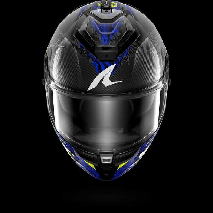 SHARK SPARTAN GT PRO CARBON SPEED-VIB MOTORCYCLE HELMET CARBON ANTHRA BLUE