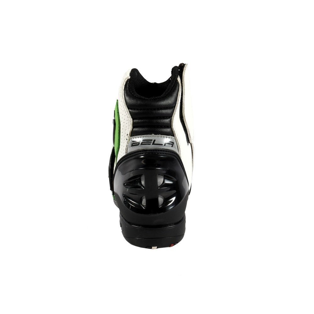  BELA - Faster Leather Boots White/Green - SECURTEX MOTOR SL (t/a MaximoMoto)