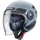  CABERG-Uptown Loft Helmet MATT GRAY/BLACK/SILVER - SECURTEX MOTOR SL (t/a MaximoMoto)