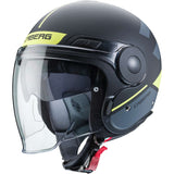  CABERG-HELMET UPTOWN LOFT MATT BLACK/ANTHRA/YELLOW F - SECURTEX MOTOR SL (t/a MaximoMoto)