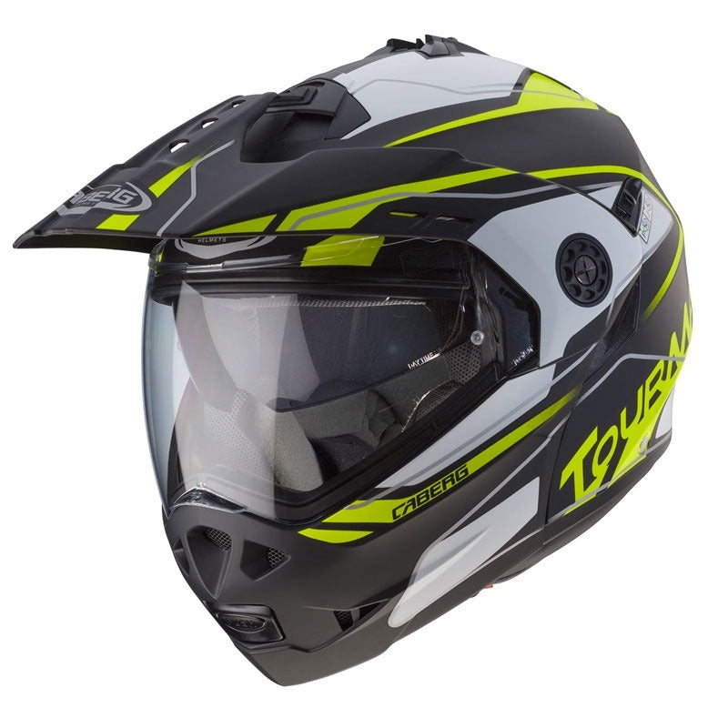 CABERG-HELMET TOURMAX MARATHON MATT/BLACK/WHITE/ANTHRA - SECURTEX MOTOR SL (t/a MaximoMoto)