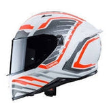  CABERG-HELMET AVALON FORGE MATT WHITE/ORANGE FLUO/ANTHRACITE - SECURTEX MOTOR SL (t/a MaximoMoto)