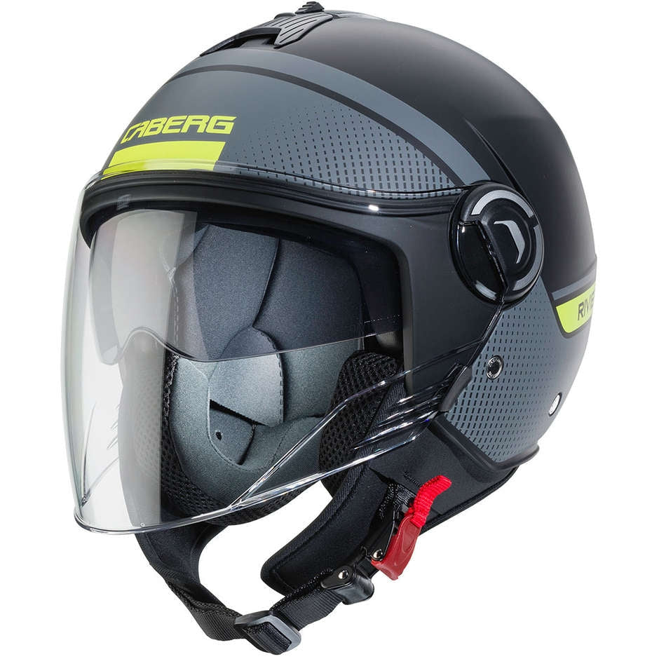  CABERG-HELMET RIVIERA V4 ELITE MATT/BLACK/ANTHRA/ORANGE FL - SECURTEX MOTOR SL (t/a MaximoMoto)