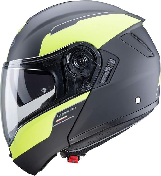  CABERG-HELMET LEVO PROSPECT MATT BLACK/YELLOW FL - SECURTEX MOTOR SL (t/a MaximoMoto)