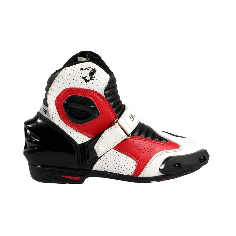  BELA - Faster Leather Boots White/Red - SECURTEX MOTOR SL (t/a MaximoMoto)