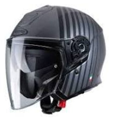 CABERG-HELMET FLYON BAKARI MATT GUN METAL/BLACK - SECURTEX MOTOR SL (t/a MaximoMoto)