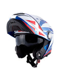  GIVI HELMET MOD X23/SYDNEY C/PL.D/POINTED WHITE/BLUE/RED - SECURTEX MOTOR SL (t/a MaximoMoto)