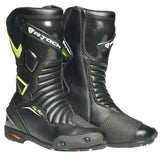  R-TECH - PILOT LADY LEATHER BOOTS BLACK/FLUORESCENT YELLOW - SECURTEX MOTOR SL (t/a MaximoMoto)