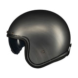 MT Le Mans 2 SV S Scratched Chrome Jet Motorcycle Helmets Grey