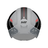 MT Viale Advance Motorcycle Jet Helmets Grey