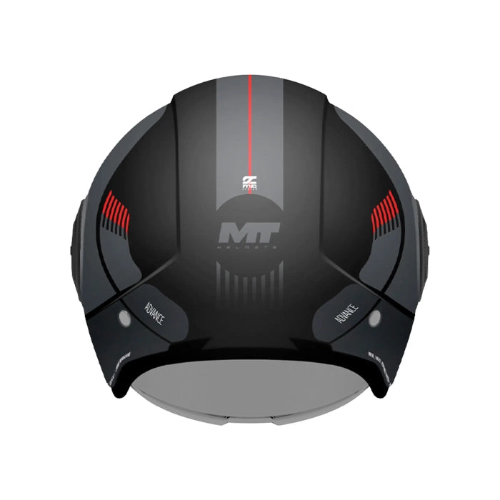 MT Viale Advance Jet Motorcycle Helmets Black
