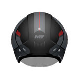 MT Viale Advance Jet Motorcycle Helmets Black