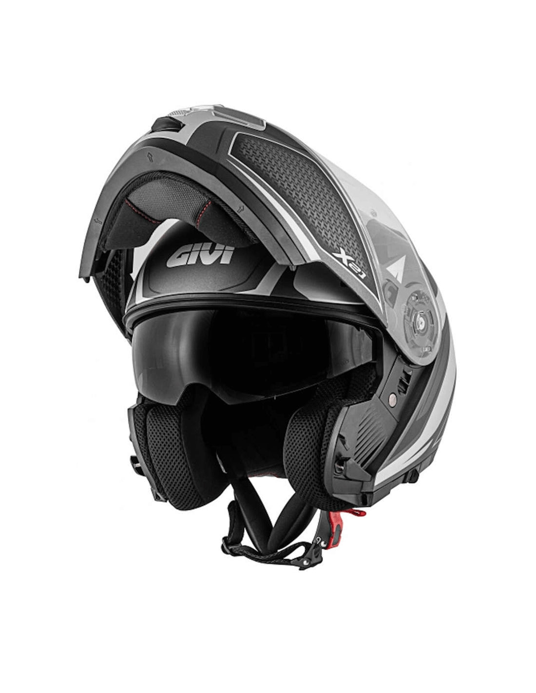  GIVI HELMET MOD X21/CHALLENGER C/PL.D/GLOBE BLACK-MT/TITANIUM - SECURTEX MOTOR SL (t/a MaximoMoto)