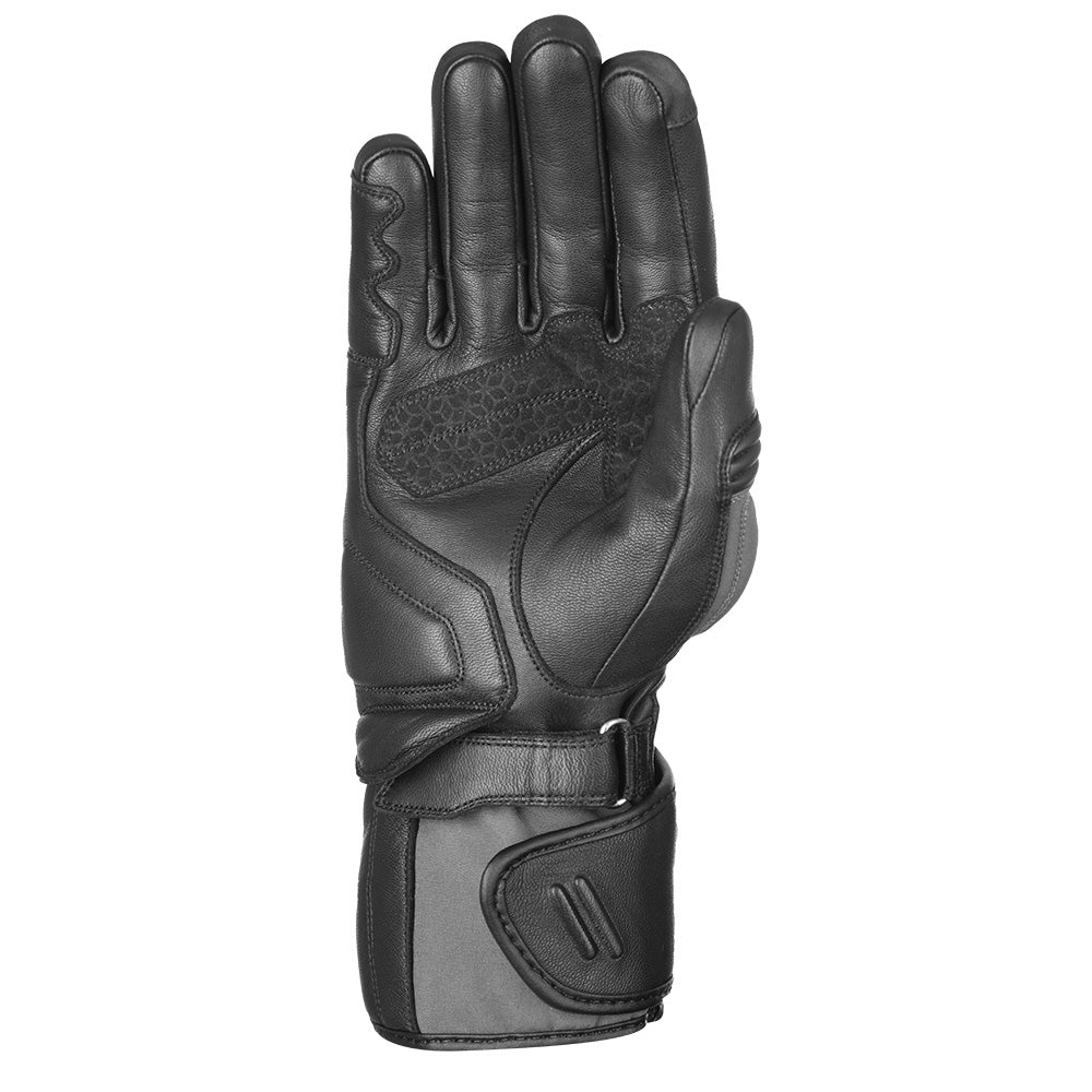 Oxford Hexham Men Winter Motorcycle Gloves Grey Black 