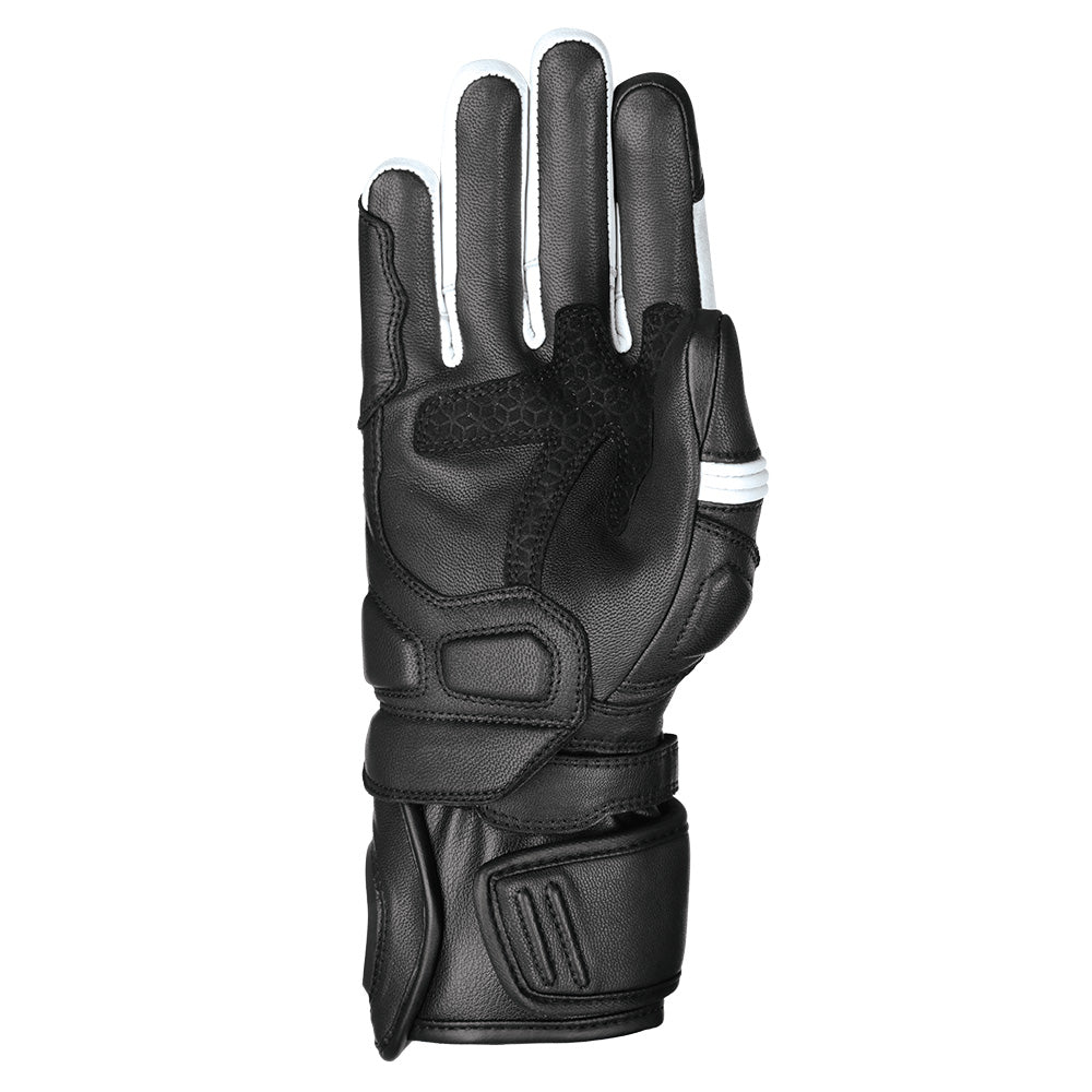 Oxford RP 2R Men Waterproof Motorcycle Gloves Black White 