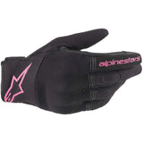 Alpinestars Stella Copper Motorcycle Gloves Black Fuchsia, Pic