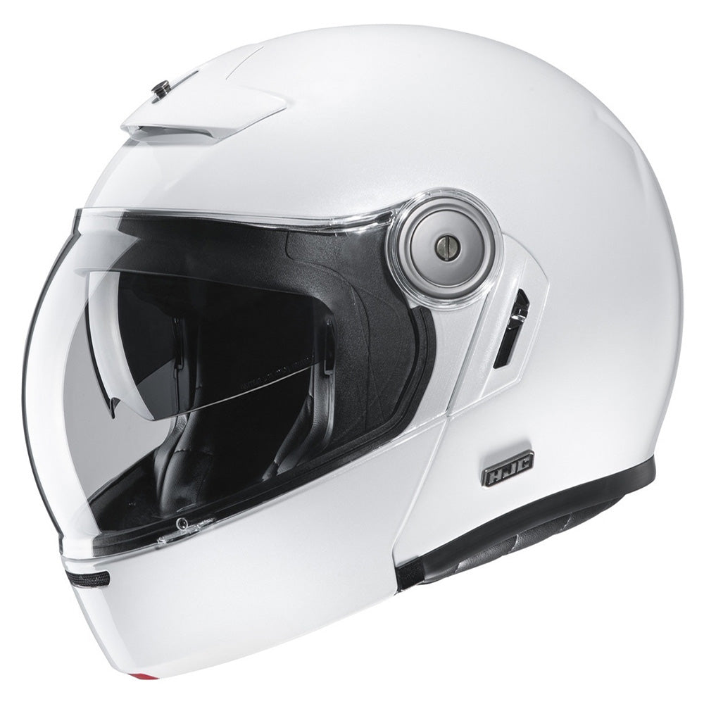 HJC V90 Pearl White Helmet, Picture