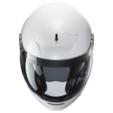 HJC V90 Pearl White Flip Front Motorbike Helmet - MaximomotoUK