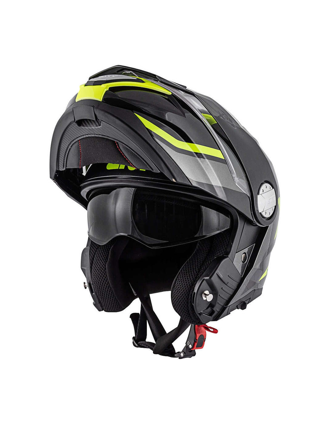  GIVI HELMET MOD X33/CANYON C/PL.D/DIVISION TITANIUM-YELLOW - SECURTEX MOTOR SL (t/a MaximoMoto)