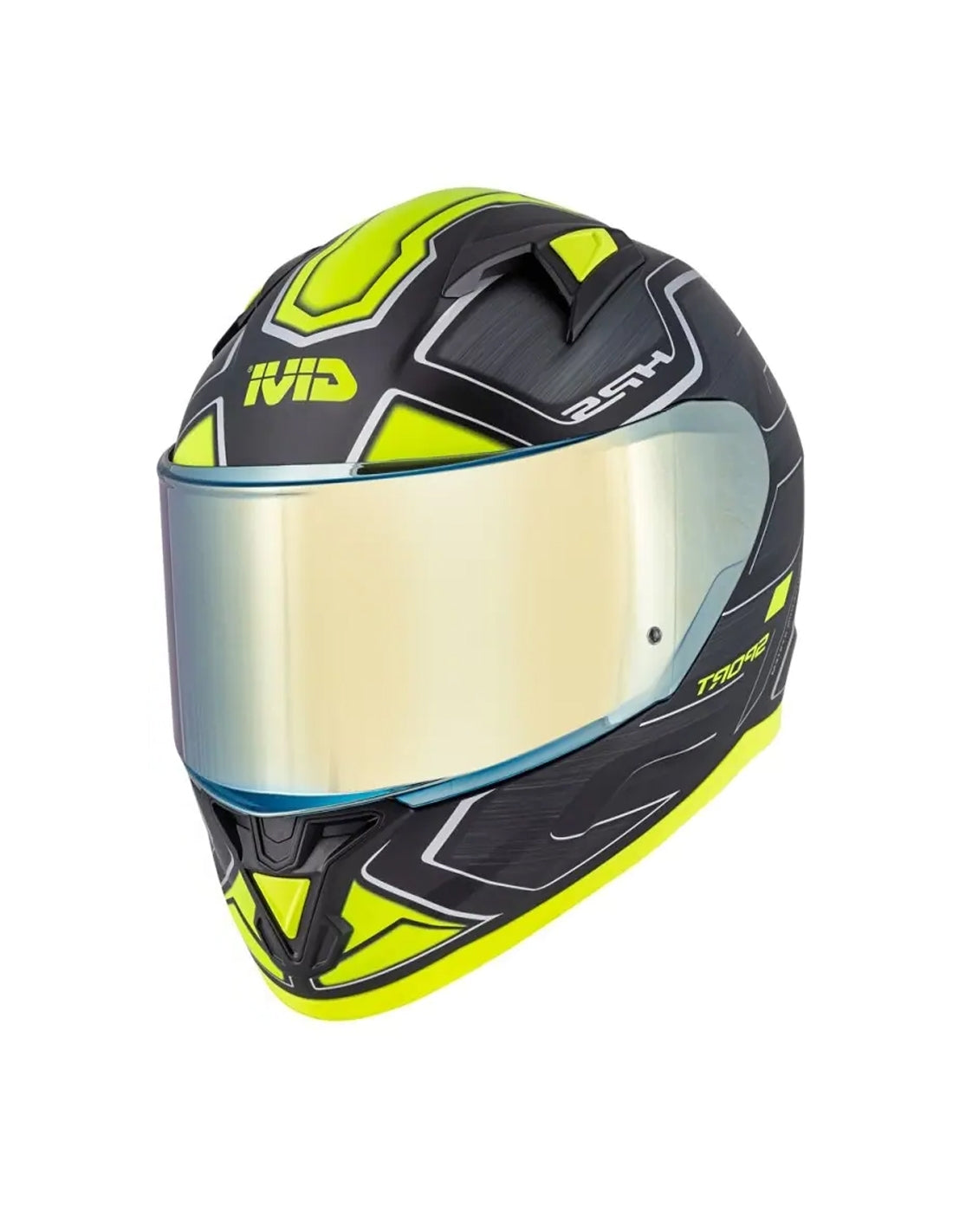 GIVI FULL HELMET 506/STOCCARDA.D/FOLLOW TITANIO-MT/YELLOW - SECURTEX MOTOR SL (t/a MaximoMoto)