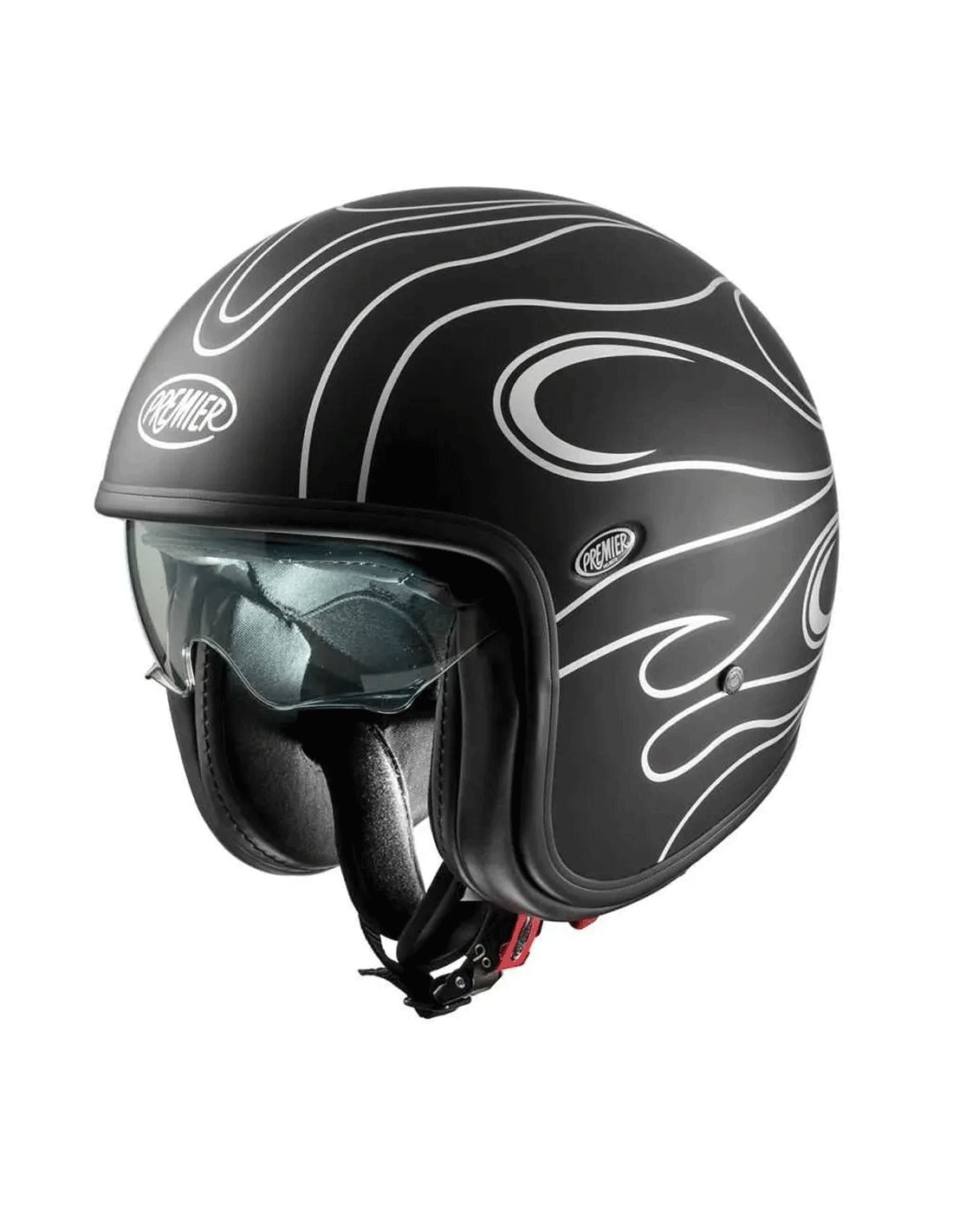  PREMIER - VINT HELMET. FR SILVER CHROM BM - SECURTEX MOTOR SL (t/a MaximoMoto)