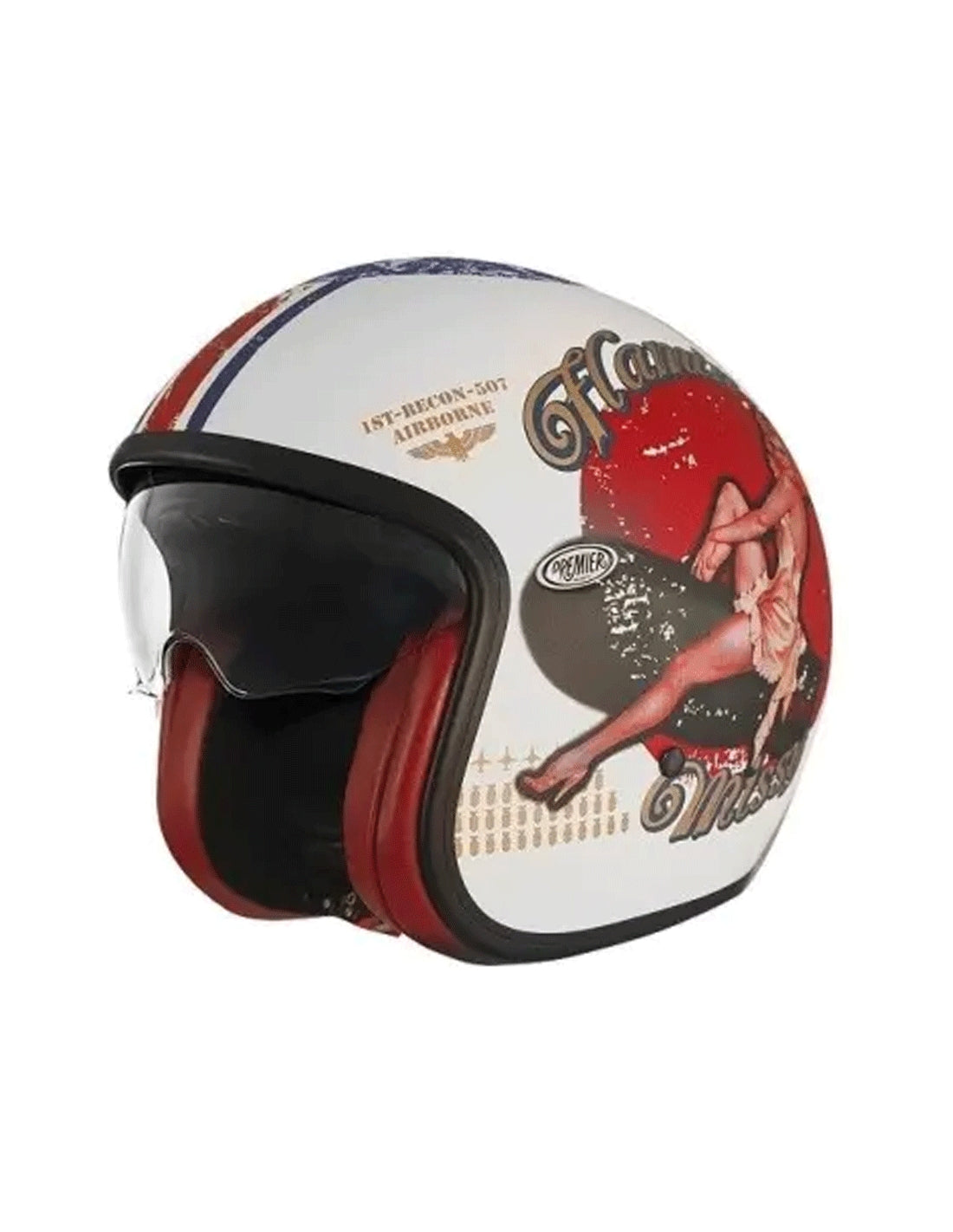  PREMIER - VINT HELMET. PIN UP8 BM - SECURTEX MOTOR SL (t/a MaximoMoto)