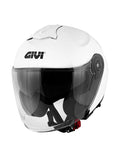  GIVI - JET X22 PLANETD SOLID WHITE HELMET - SECURTEX MOTOR SL (t/a MaximoMoto)