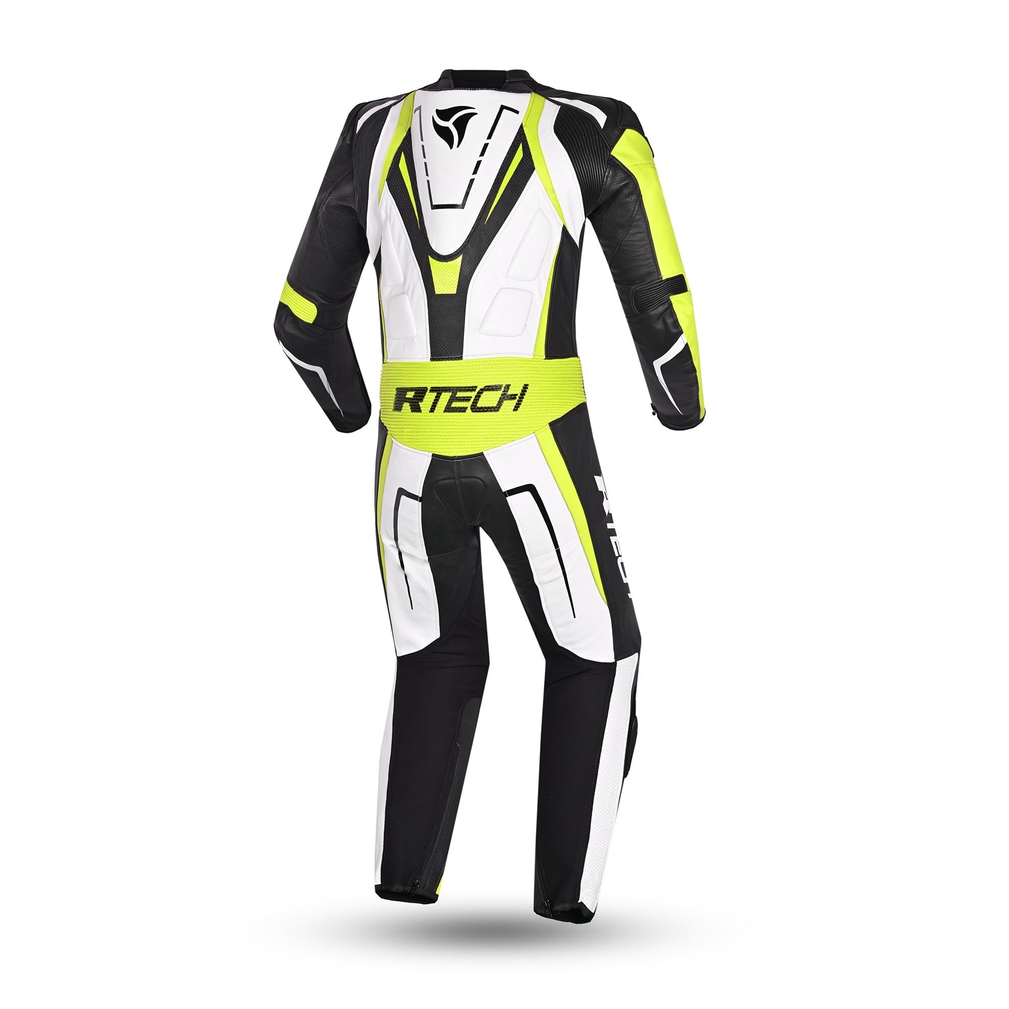  R-TECH - Defender GP 1 PC Suit White/Black/Fluor Yellow - SECURTEX MOTOR SL (t/a MaximoMoto)