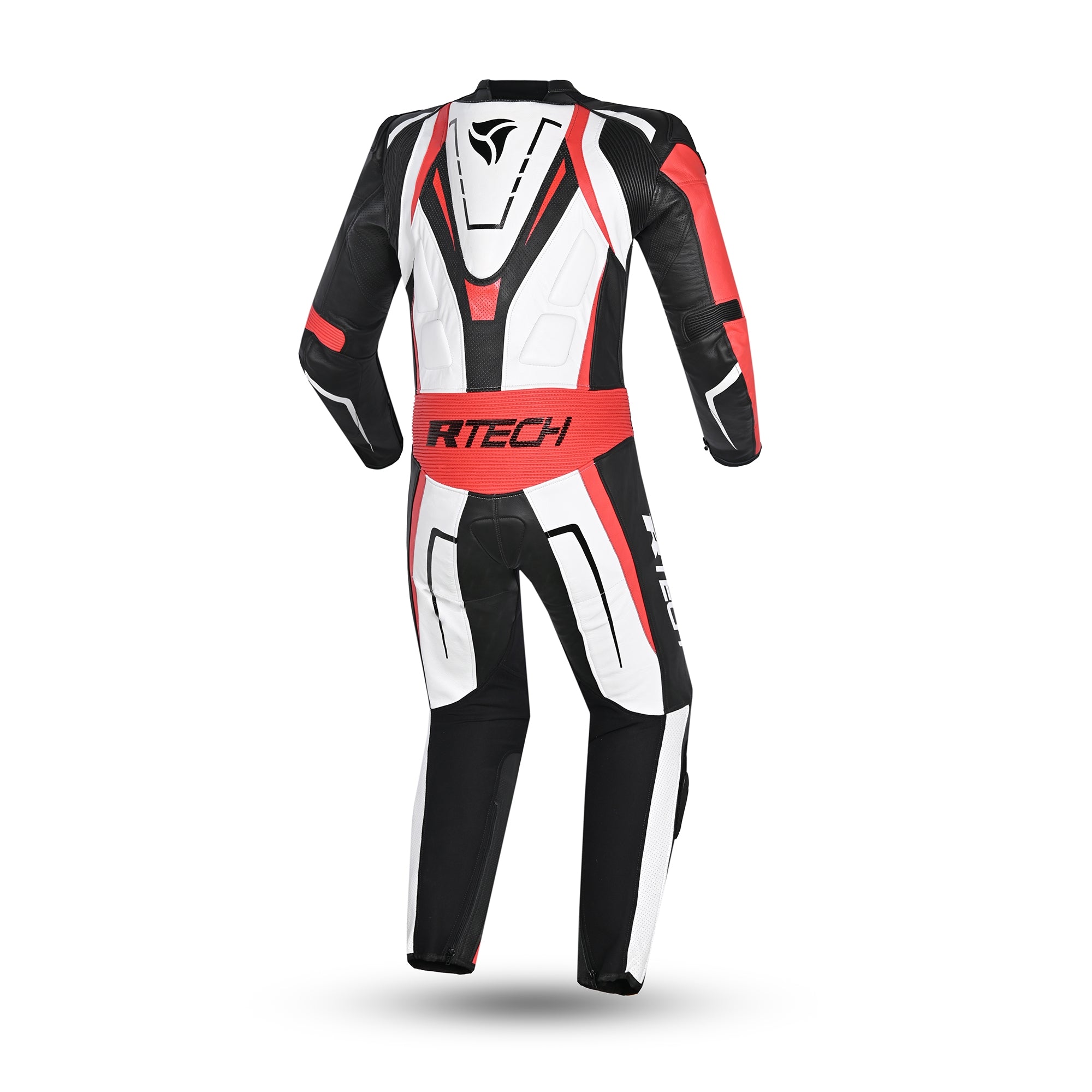  R-TECH - Defender GP 1 PC Suit White/Black/Red - SECURTEX MOTOR SL (t/a MaximoMoto)
