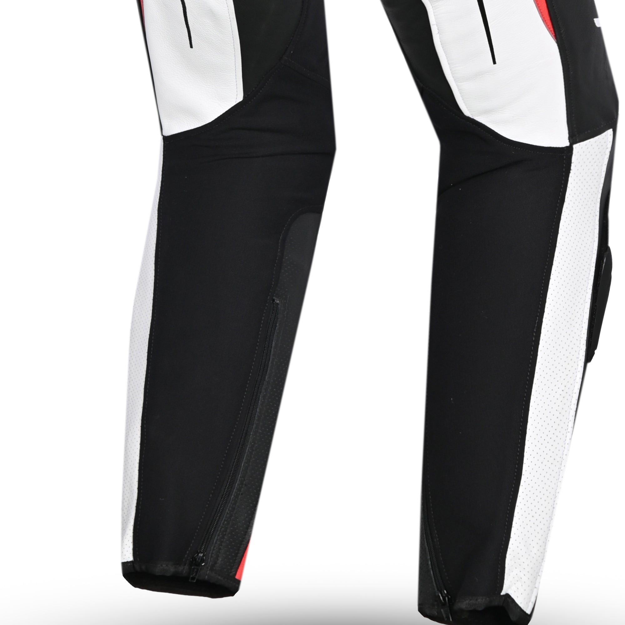  R-TECH - Defender GP 1 PC Suit White/Black/Red - SECURTEX MOTOR SL (t/a MaximoMoto)