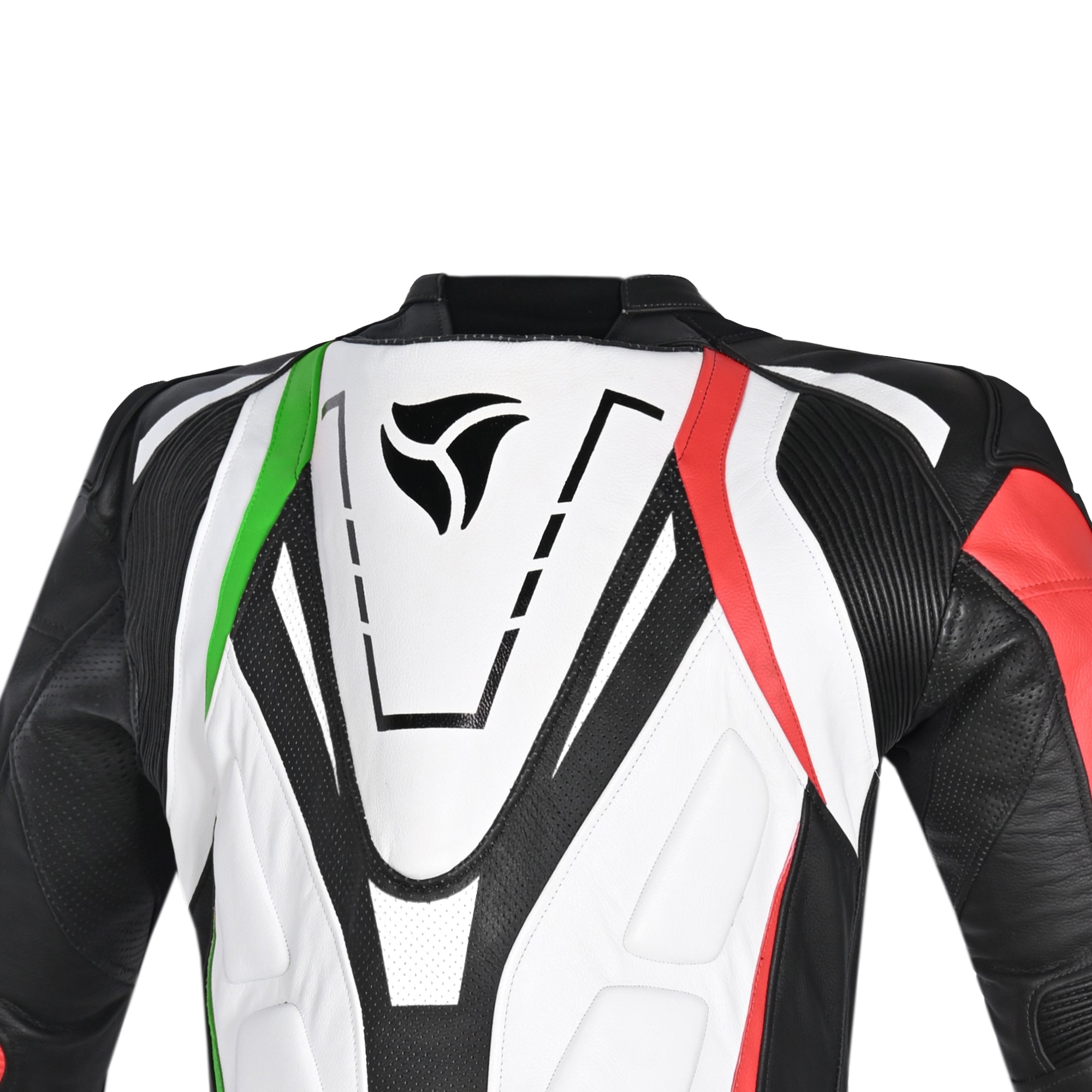  R-TECH - Defender GP 1 PC Suit White/Black/Red/Green - SECURTEX MOTOR SL (t/a MaximoMoto)