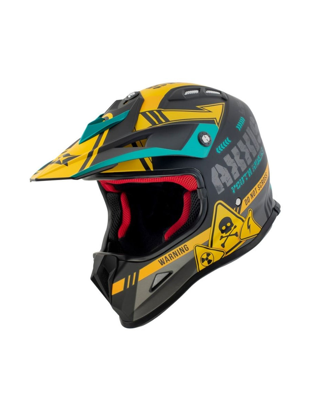  AXXIS-MX-KIDS WOLVERINE B3 HELMET MATTE YELLOW - SECURTEX MOTOR SL (t/a MaximoMoto)