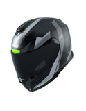  AXXIS-FU403SV GECKO SV SHIELD B2 GLOSS GREY HELMET - SECURTEX MOTOR SL (t/a MaximoMoto)
