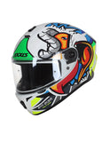  AXXIS-FF112C DRAKEN S PARROT A0 HELMET MATTE PEARL WHITE - SECURTEX MOTOR SL (t/a MaximoMoto)
