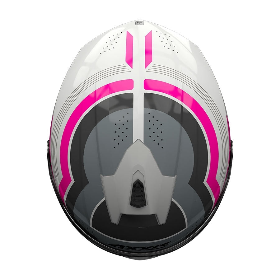  AXXIS-FF112C DRAKEN S COUGAR A8 PINK FLUORESCENT GLOSS HELMET - SECURTEX MOTOR SL (t/a MaximoMoto)