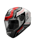  AXXIS-FF112C DRAKEN S COUGAR A5 HELMET GLOSS FLUORESCENT RED - SECURTEX MOTOR SL (t/a MaximoMoto)