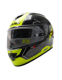  AXXIS-FF104C COBRA RAGE A3 HELMET GLOSSY FLUORESCENT YELLOW - SECURTEX MOTOR SL (t/a MaximoMoto)