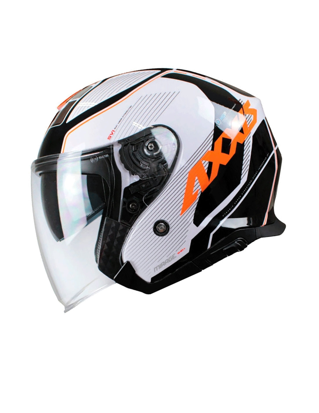  AXXIS-HELMET OF504SV MIRAGE SV VILLAGE A4 GLOSS FLUOR ORANGE - SECURTEX MOTOR SL (t/a MaximoMoto)