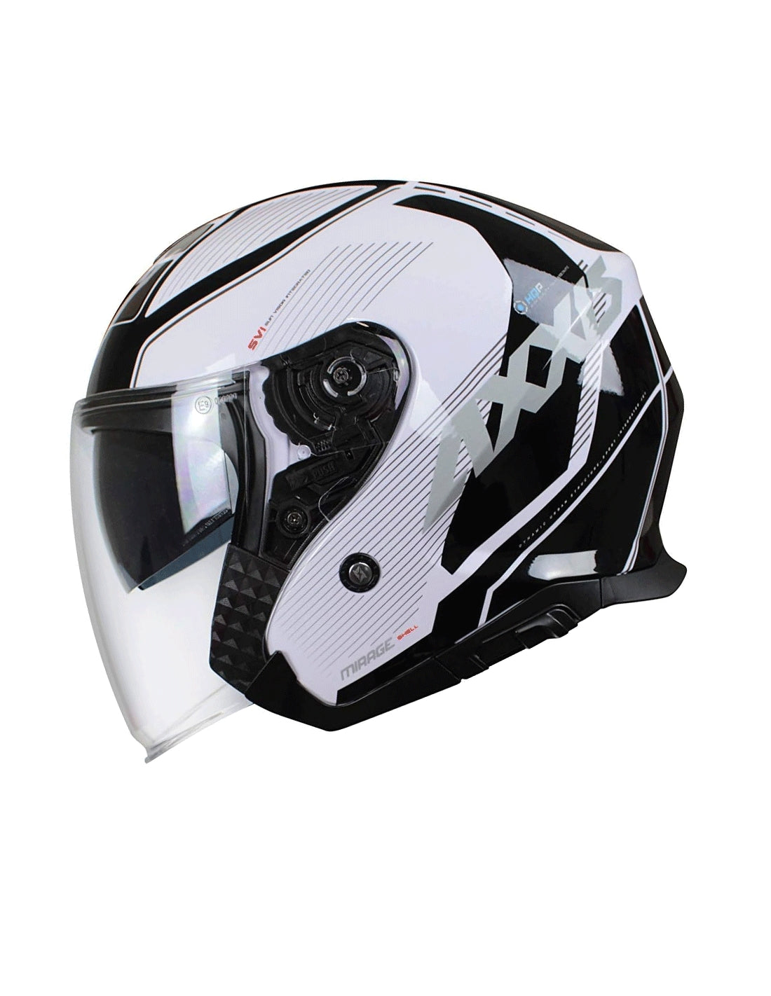  AXXIS-OF504SV MIRAGE SV VILLAGE A1 GLOSS BLACK HELMET - SECURTEX MOTOR SL (t/a MaximoMoto)