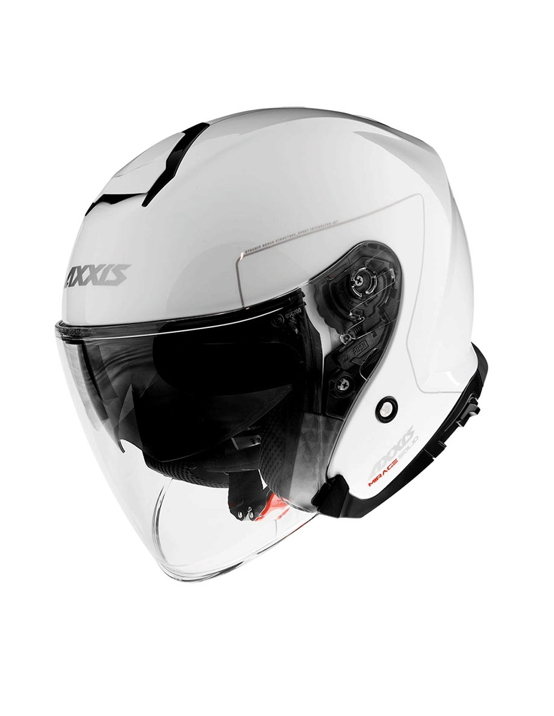  AXXIS-HELMET OF504SV MIRAGE SV SOLID A0 MATTE WHITE - SECURTEX MOTOR SL (t/a MaximoMoto)