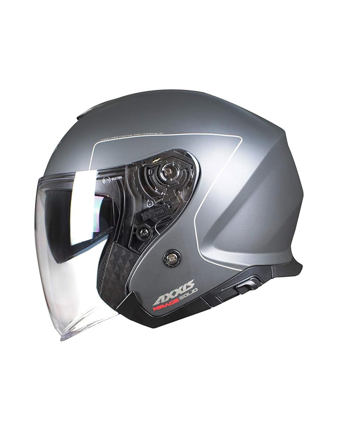  AXXIS-HELMET OF504SV MIRAGE SV SOLID A2 MATTE TITANIUM - SECURTEX MOTOR SL (t/a MaximoMoto)