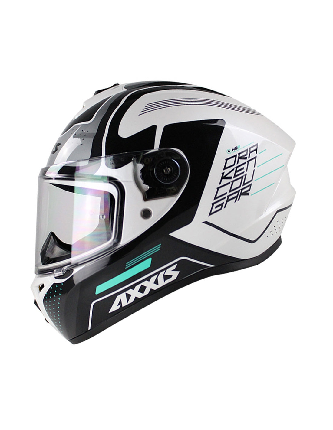  AXXIS-FF112C DRAKEN COUGAR A2 GLOSS GREY HELMET - SECURTEX MOTOR SL (t/a MaximoMoto)