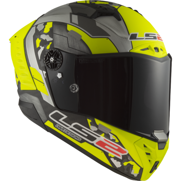 FF805 THUNDER FULL HELMETS  SPACE H-V YELLOW GREY-06 