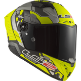 FF805 THUNDER FULL HELMETS  SPACE H-V YELLOW GREY-06 