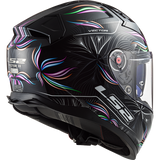 LS2 FF811 VECTOR TROPICAL FULL FACE HELMETS BLACK WHITE-06 