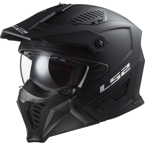 Ls2 Of606 Drifter Solid Adventure Helmet Matt Black-06 