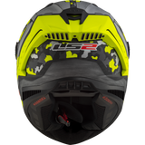 FF805 THUNDER FULL HELMETS  SPACE H-V YELLOW GREY-06 