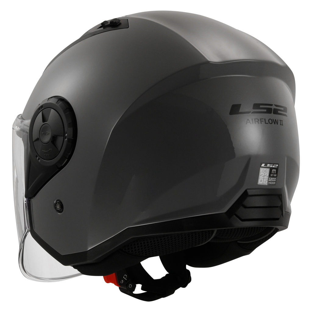 Ls2 Of616 Airflow Open Face Helmets Nardo Grey-06 