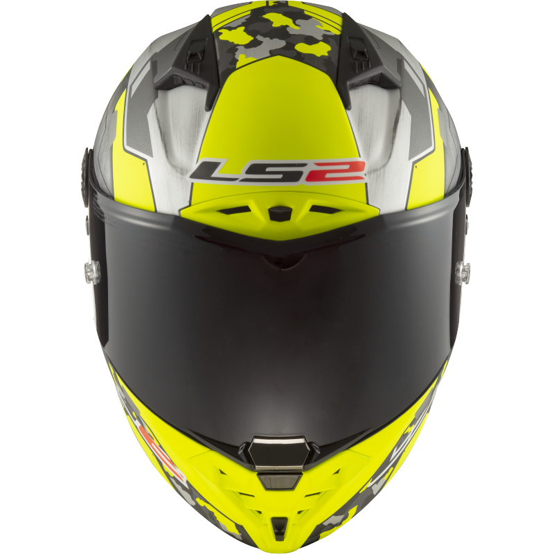 FF805 THUNDER FULL HELMETS  SPACE H-V YELLOW GREY-06 