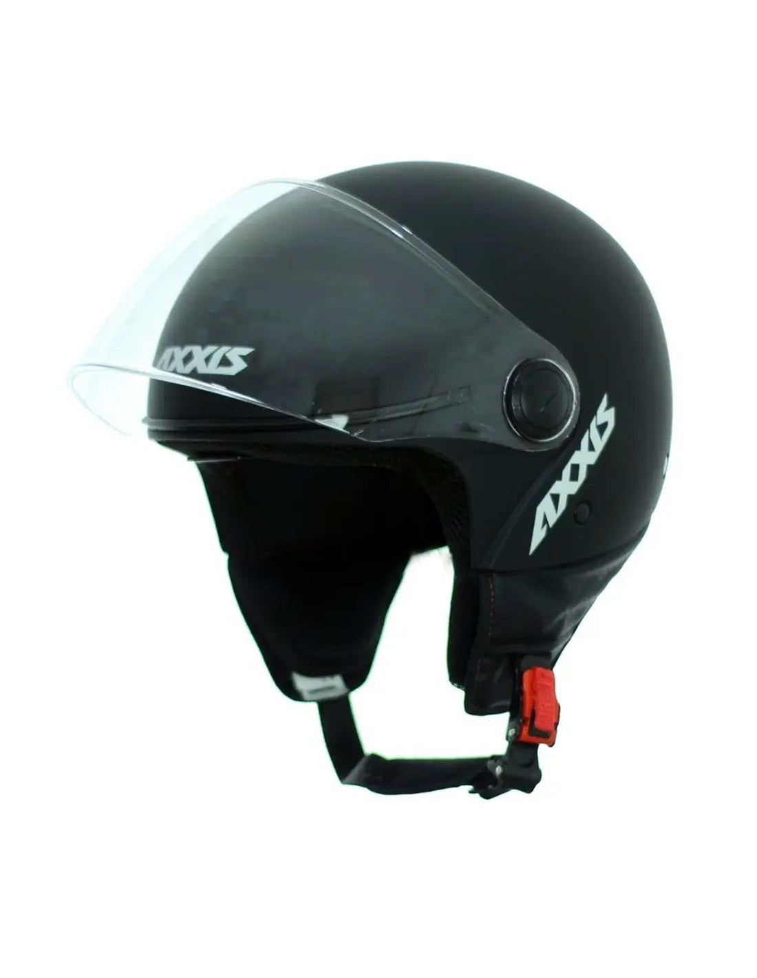 AXXIS-SQUARE SOLID A1 HELMET MATTE BLACK - SECURTEX MOTOR SL (t/a MaximoMoto)
